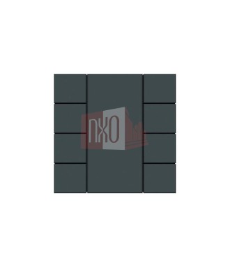 Iswitch matte anthracite plastique